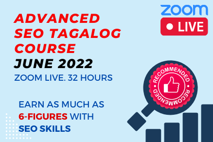 Advanced SEO Class (Live Session Tagalog)